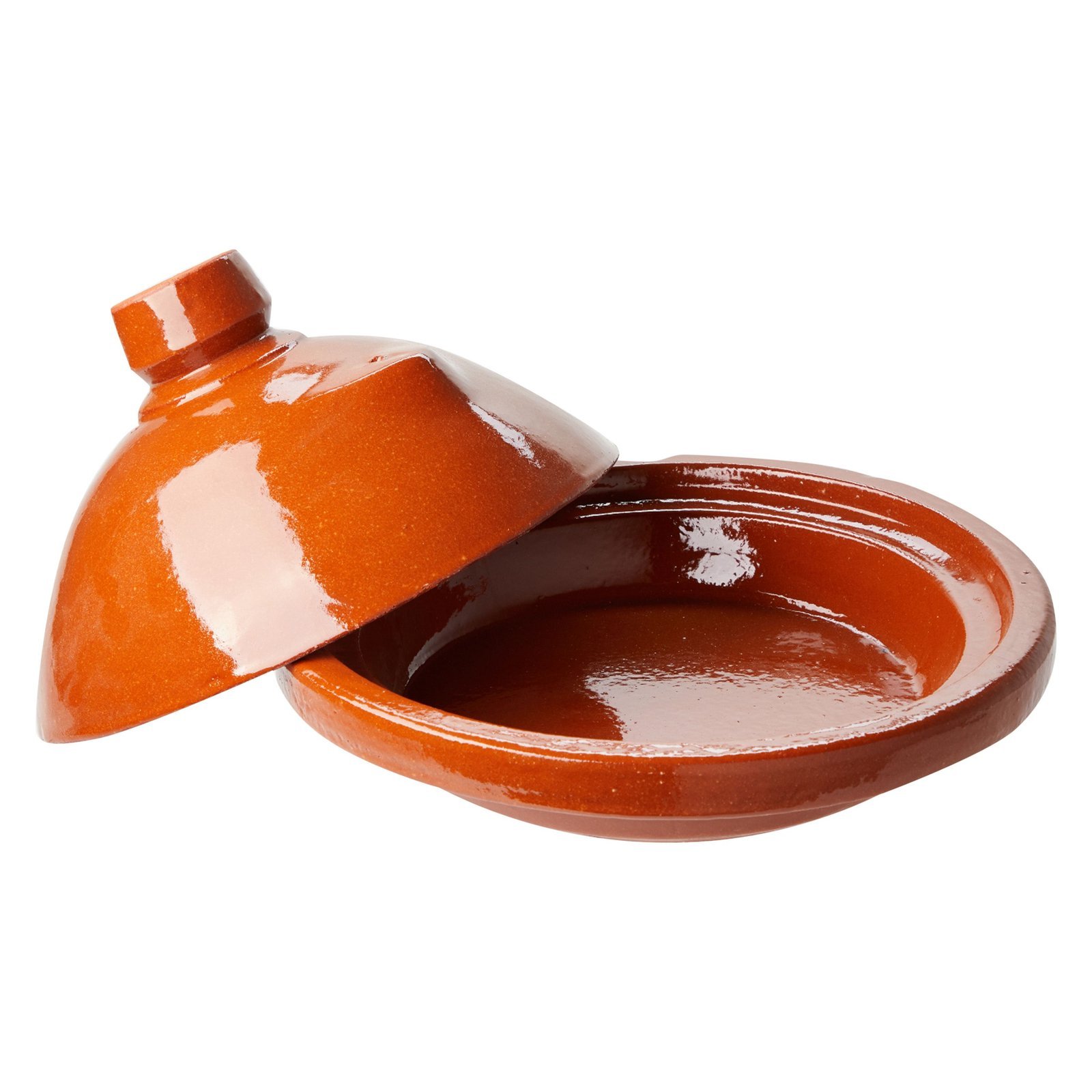 Handmade Moroccan Tagine Clay Cooking Pot with Lid for Meat Stew Casserole (12 in)