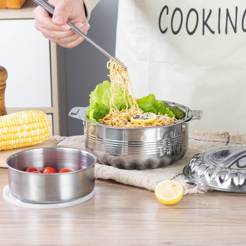 4Pcs Kitchen household set 1L/2L/3L/4Lstock casserole Stainless Steel Pot Cookware Sets