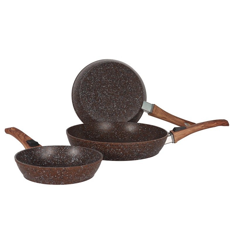 Pots and Pans Cookware Set Cooking Pot Feature Eco-friendly Stocked Non-stick Aluminum Kitchen Customized Logo Sustainable