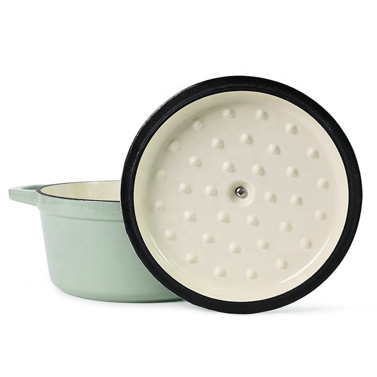 Enamel Cooking Pot Cookware Set Cast Iron 30cm Casseroles For Making Bread