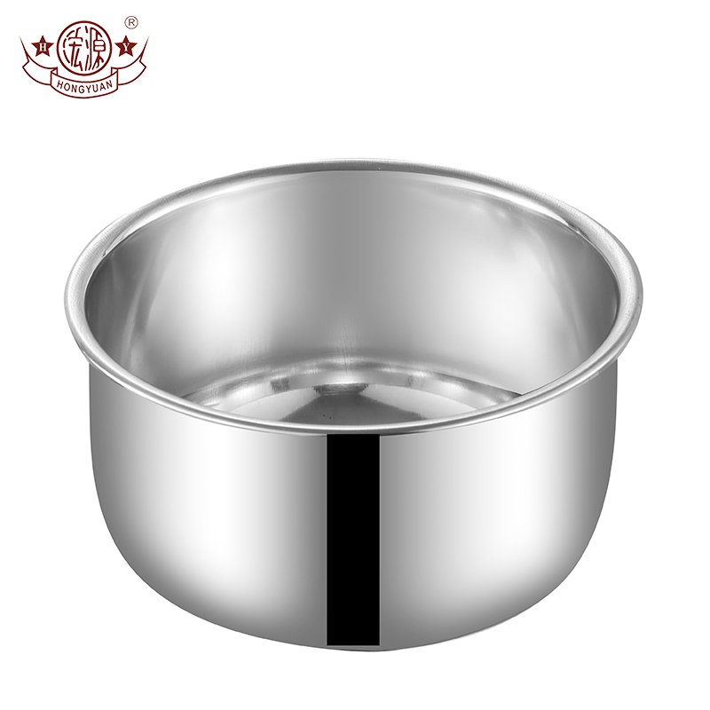Factory cookware set 410 stainless steel metal cooking pot with lid
