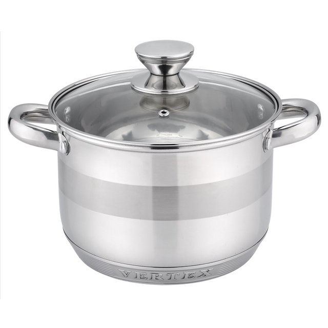 Factory price stainless steel Pots And Pans Set with non stick surface