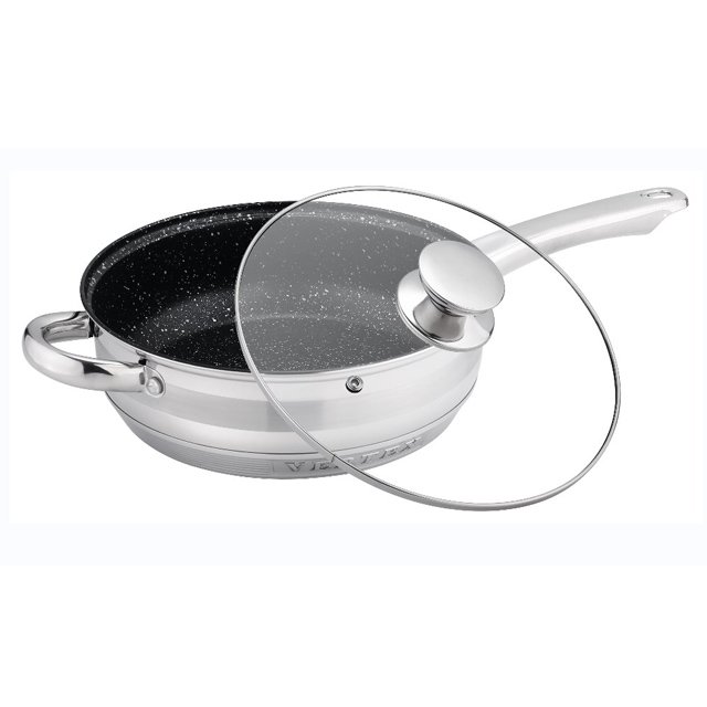 Factory price stainless steel Pots And Pans Set with non stick surface