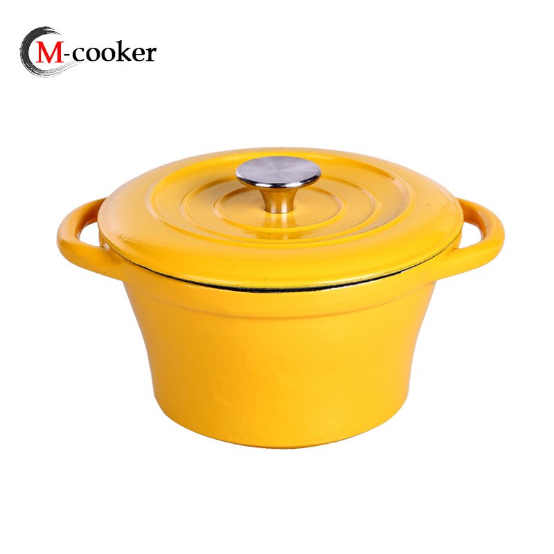 Mcooker 2025 Custom Logo Wholesale Kitchen Cooking Cast Iron Enamel Non Stick Pots Casseroles Sets