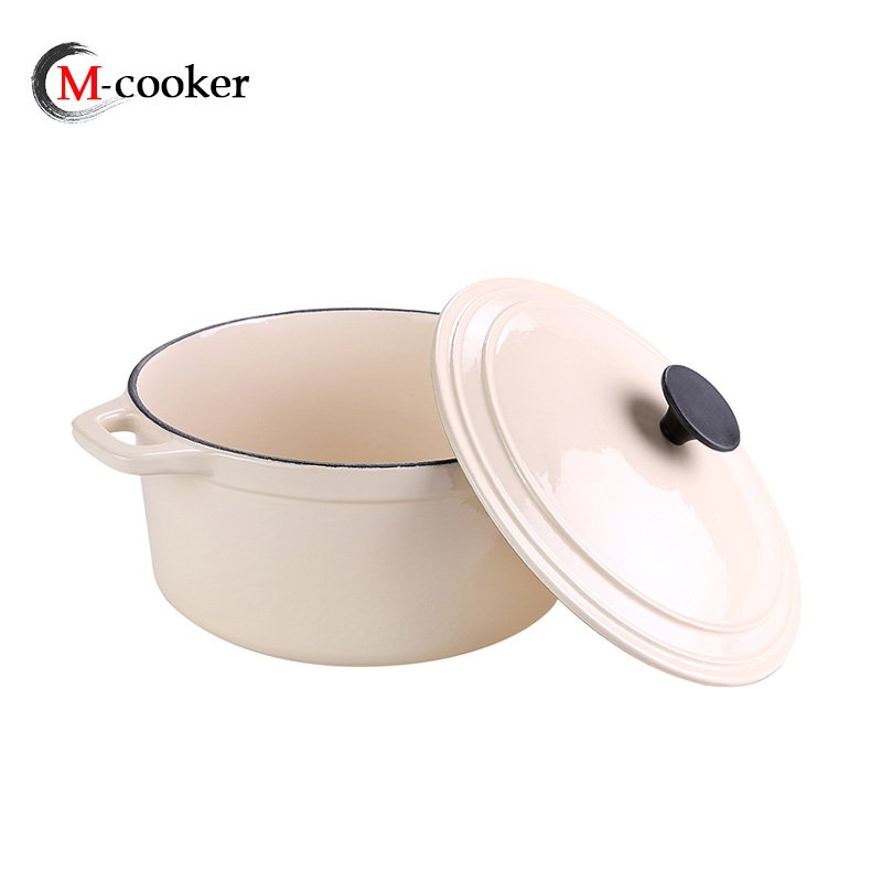 Mcooker 2025 Custom Logo Wholesale Kitchen Cooking Cast Iron Enamel Non Stick Pots Casseroles Sets