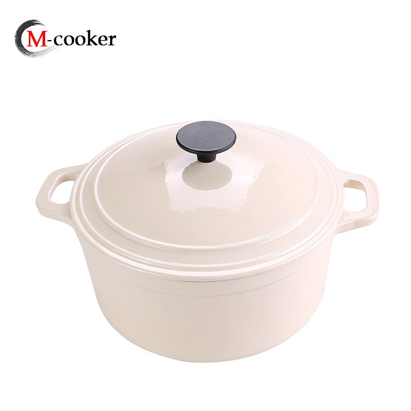 Mcooker 2025 Custom Logo Wholesale Kitchen Cooking Cast Iron Enamel Non Stick Pots Casseroles Sets