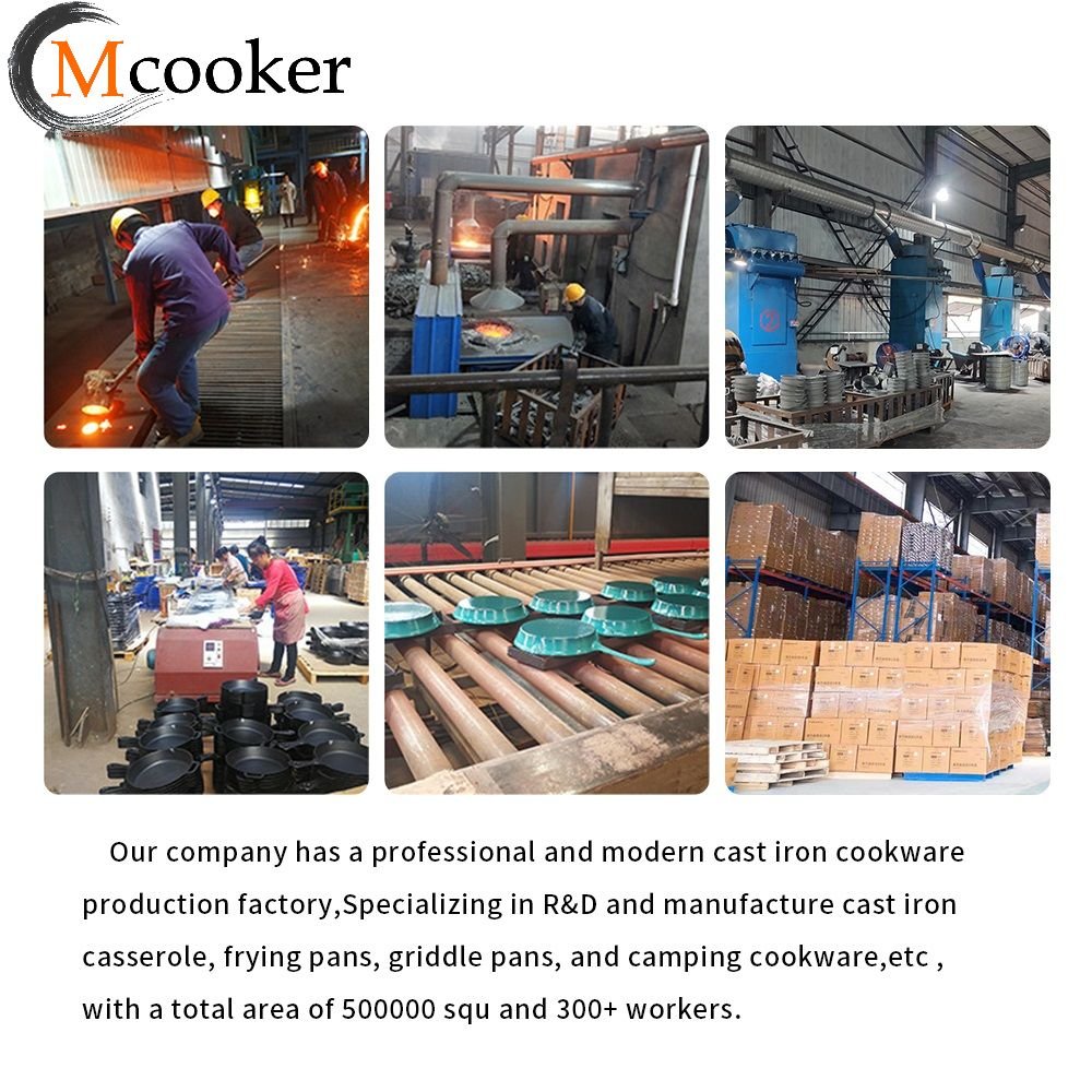Mcooker 2025 Custom Logo Wholesale Kitchen Cooking Cast Iron Enamel Non Stick Pots Casseroles Sets