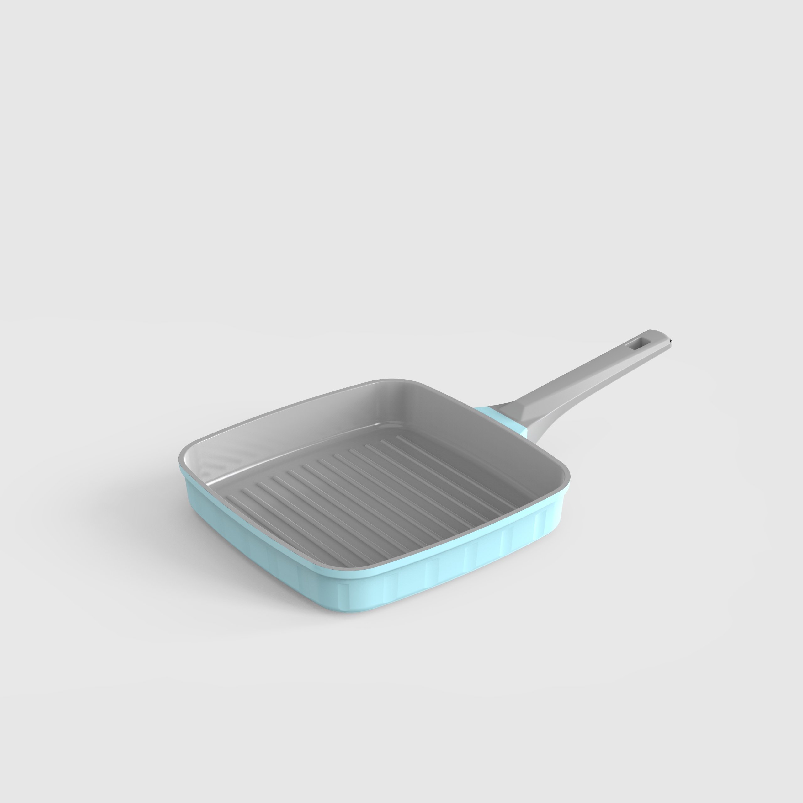Non Stick Cookware Set Cookshcon Modern Die-Casting Aluminum 4 Pieces Cooking Set Frying Pan Soup Pot Wok Milk Pan