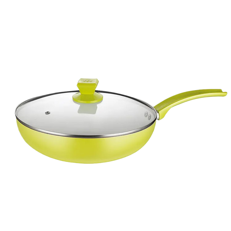 Healthy Safety Induction Stone-Derived Coating Press Aluminum Mable New Design Nonstick Cookware Sets