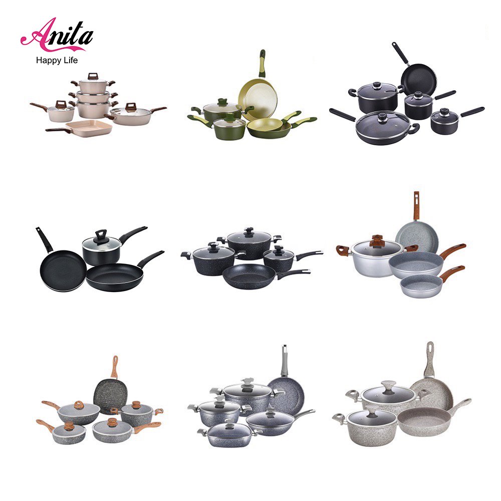 Kitchen tools cooking cookware set kitchen cookware sets induced kitchen ware camping cookware set
