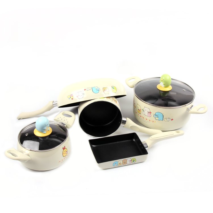 Home Kitchen Cooking Modern Design Nonstick CookWare Set Restaurant Used Sauce Pan Series cookware set