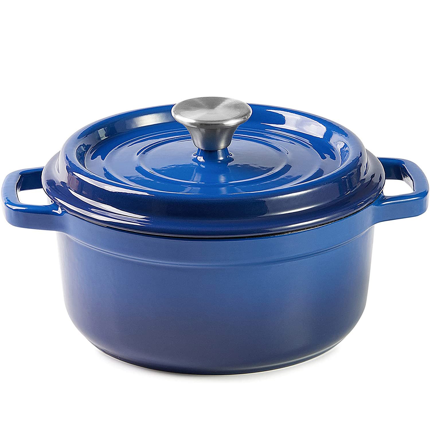 Dropshipping Enameled Cast Iron Cookware Set Casseroles Dutch Oven Cocotte Mussel Pot With Double Handle