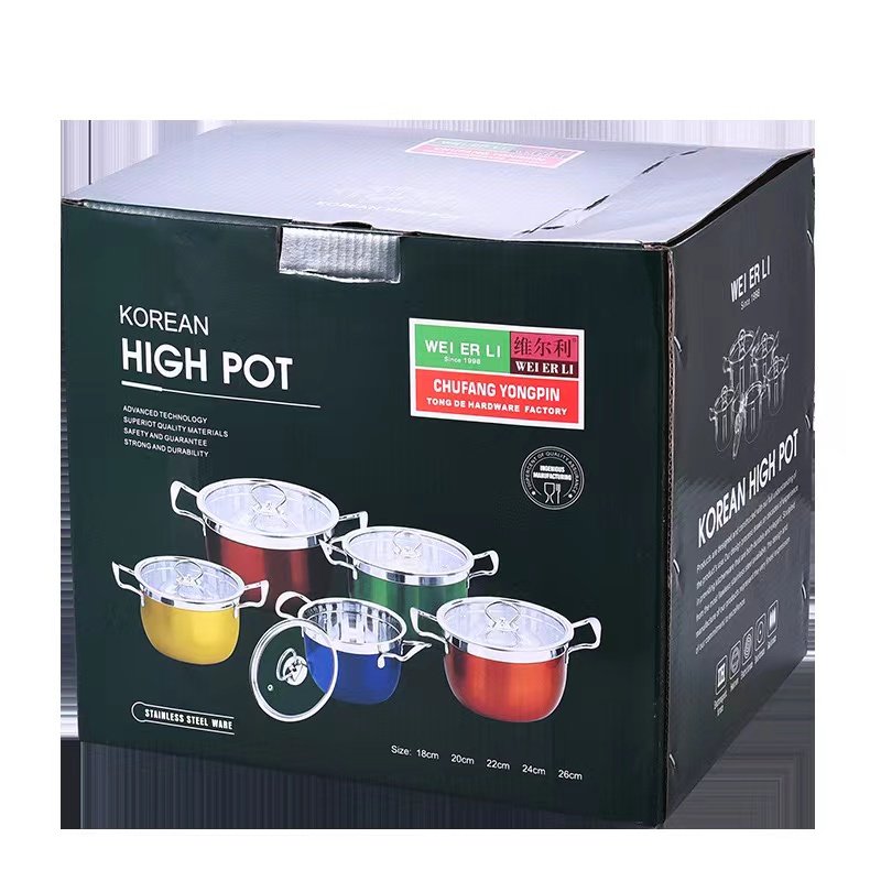 Factory Hot selling 10 pieces aluminium pots sets cooking cookware Glam granite cookware set