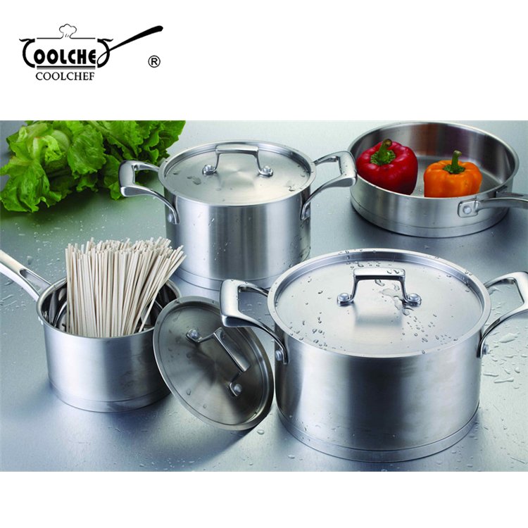 Factory Supply Cookers 7Pcs Stainless Steel Cookware Set
