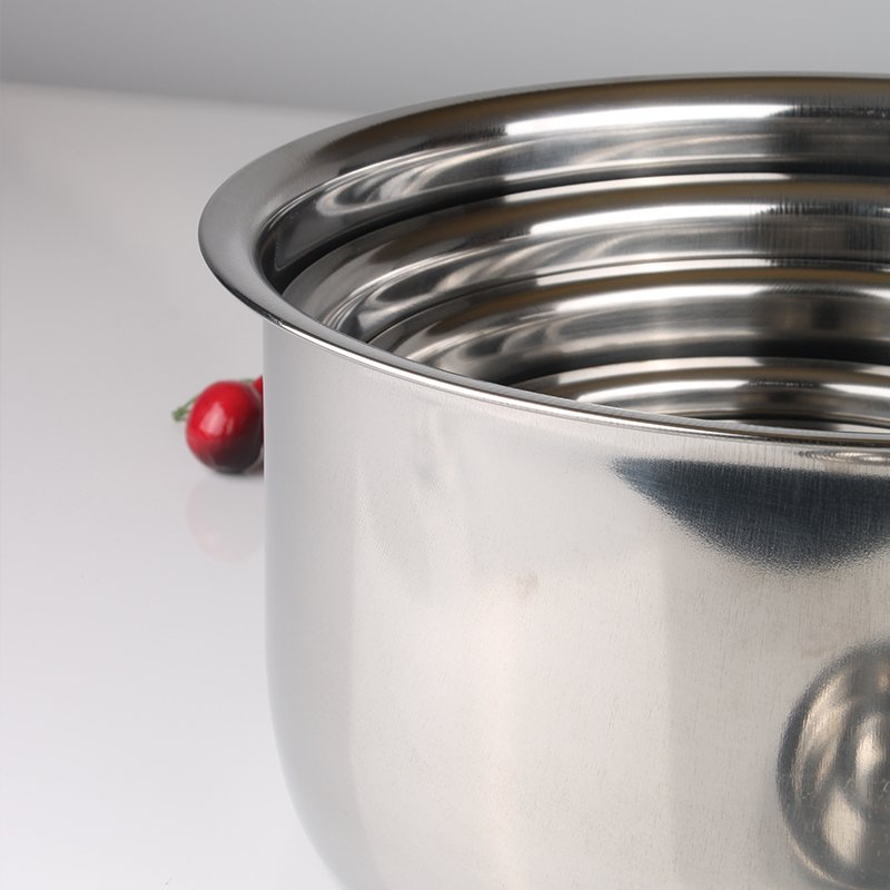 10pcs Thai Cooking Pot Set Wholesale Kitchen Stainless Steel Stock Pot With Cover Camping Cookware Sets