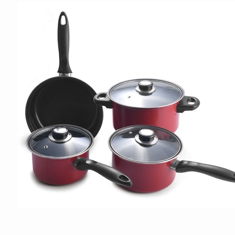 Cookercool 2022 High grade Cookware set non stick Cast Iron Grey Color Enamel Soup Stock Cooking Pot