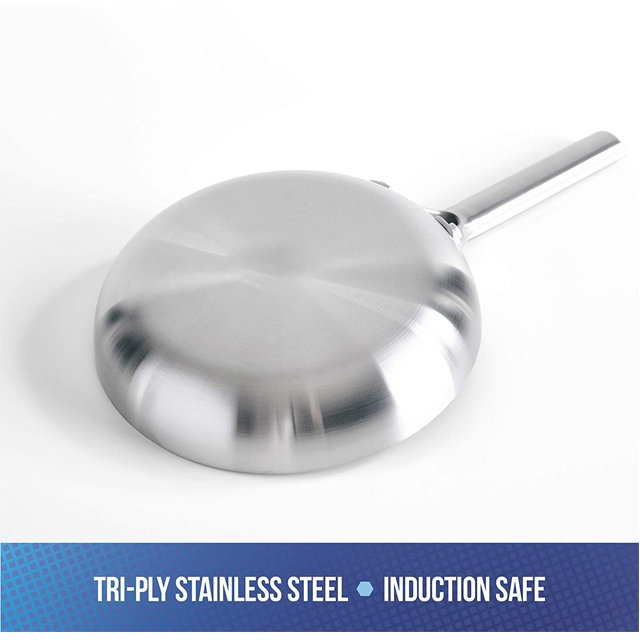 Frying Pan Hot Sale Manufacture Various Triply Stainless Steel Kitchen Customized Logo Cookware Sets Modern Sustainable Support