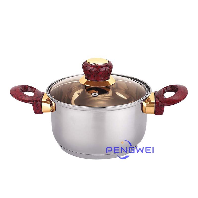 Pengwei Dessini Cookware Set 6pcs Bakelite Handle Pot Set Cookware Set Cooking