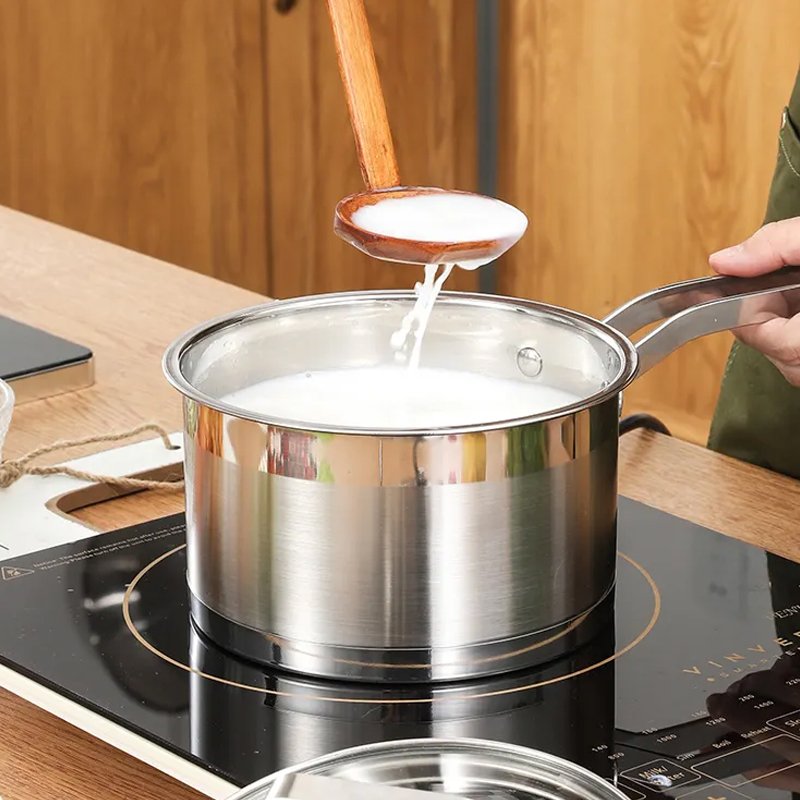 Non Stick Cooking Pot Frying Pan Casserole Kitchenware Stainless Steel saucepot and Pans Cookware Set for Cooking Stewing