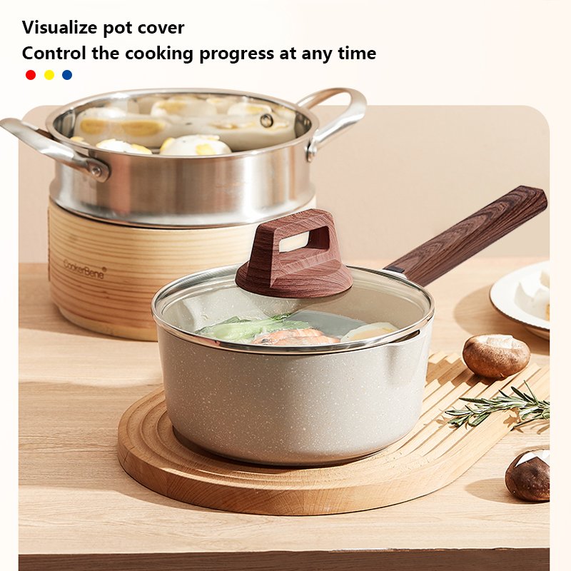 Wholesale commercial cookware die casting non stick marble stone coating cookware sets
