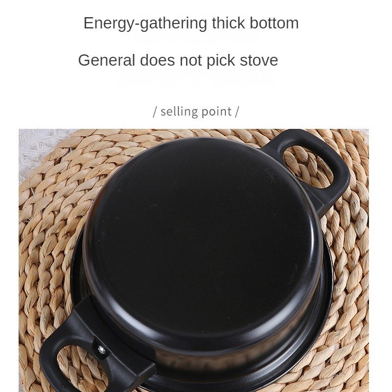 Hot Sale Professional supplier Kitchen 13 Piece Non Stick elegant cookware sets Black Pot And Pans Cast Iron Cooking Pot