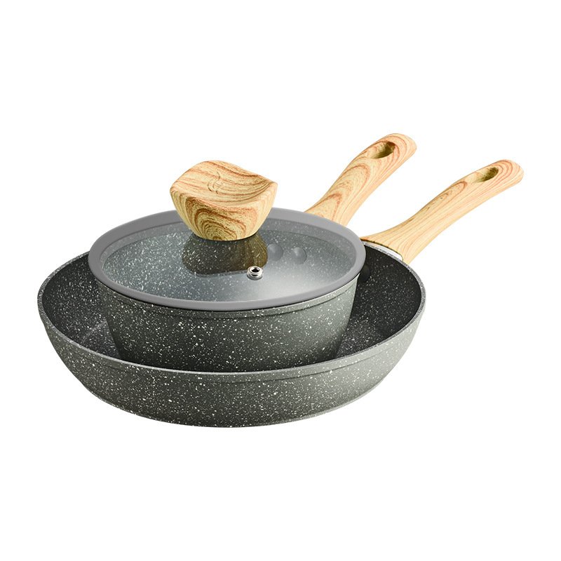 10pcs Non Stick Pots Cookware Set Cooking Aluminum Cooking Pot Set Non-Stick Cookware Granite