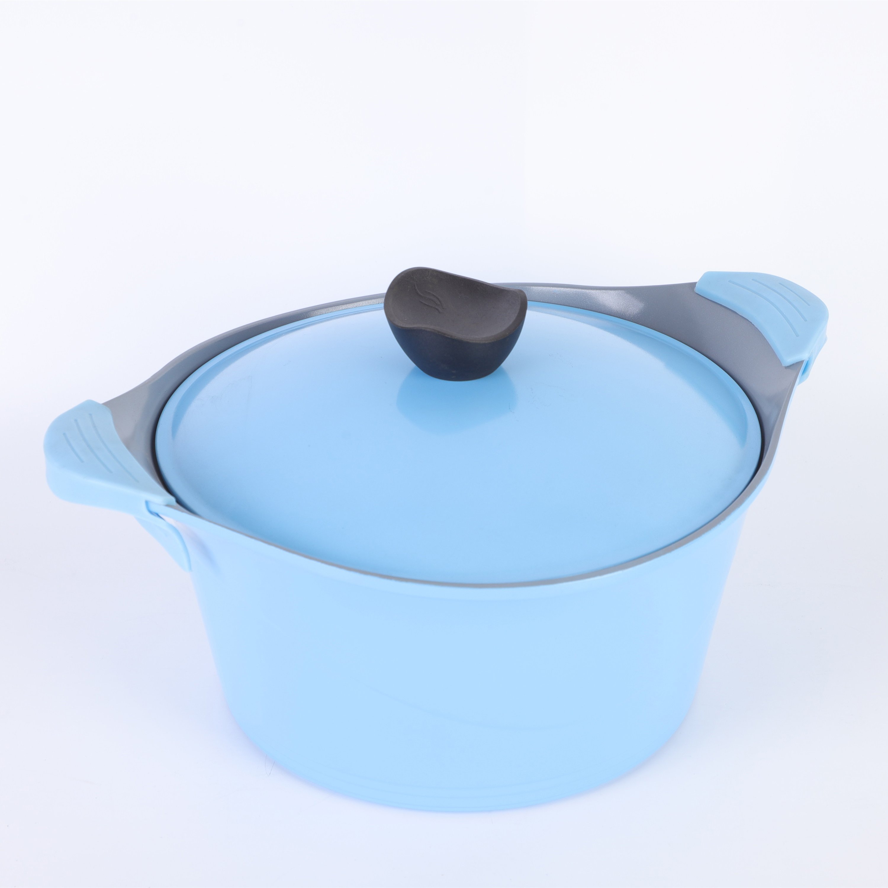 Hot Sale 5 Pcs Kitchen Blue Pots And Pans AluminiumNon Stick Cookware Sets