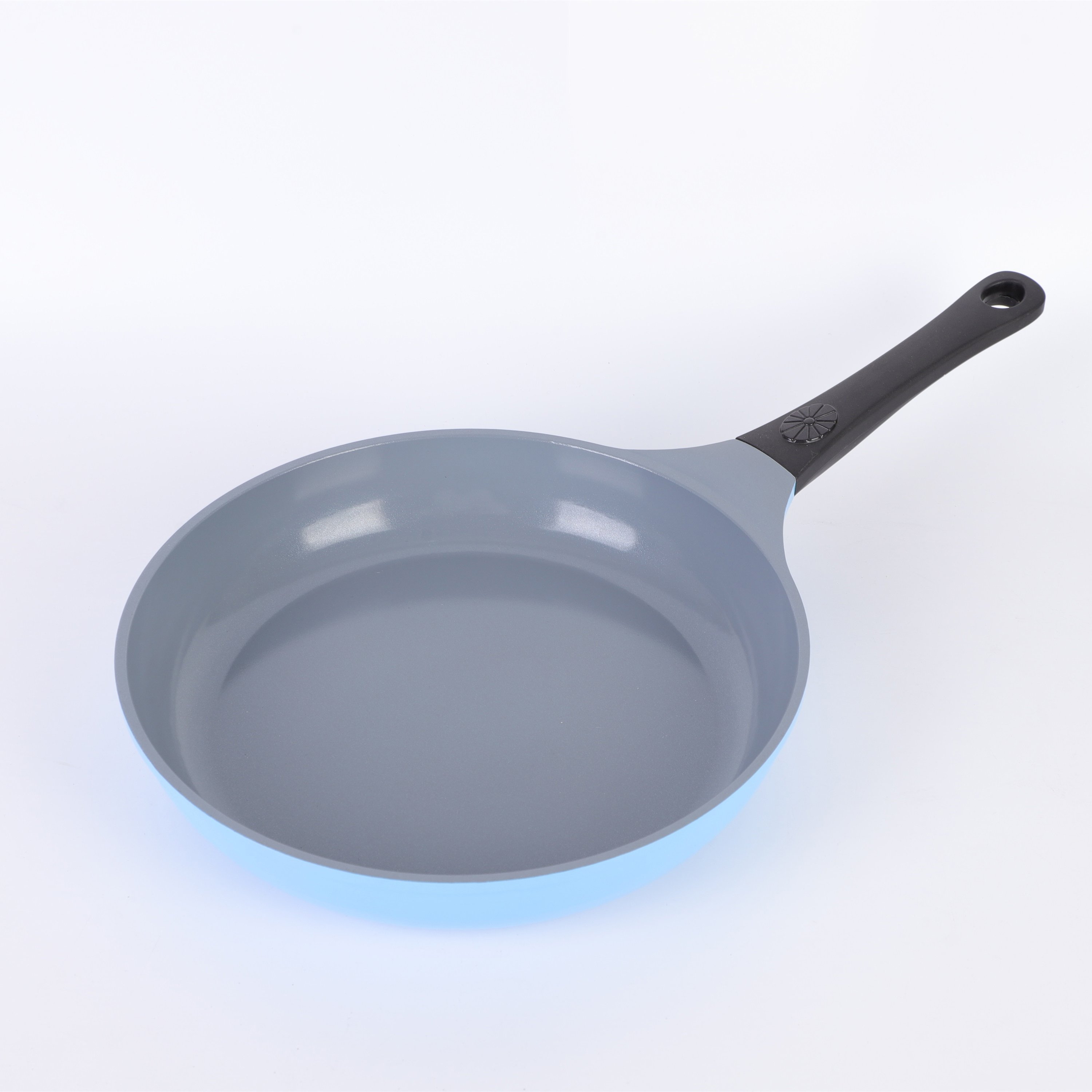 Hot Sale 5 Pcs Kitchen Blue Pots And Pans AluminiumNon Stick Cookware Sets
