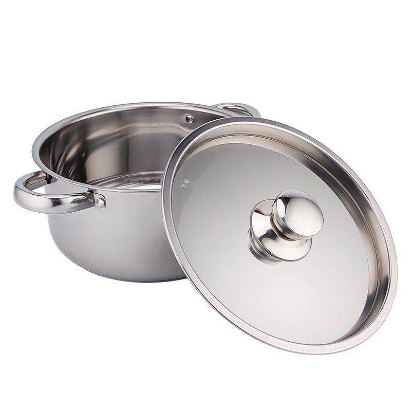 Hot multi-functional kitchen stainless steel tableware cover eight-piece stockpot with cover