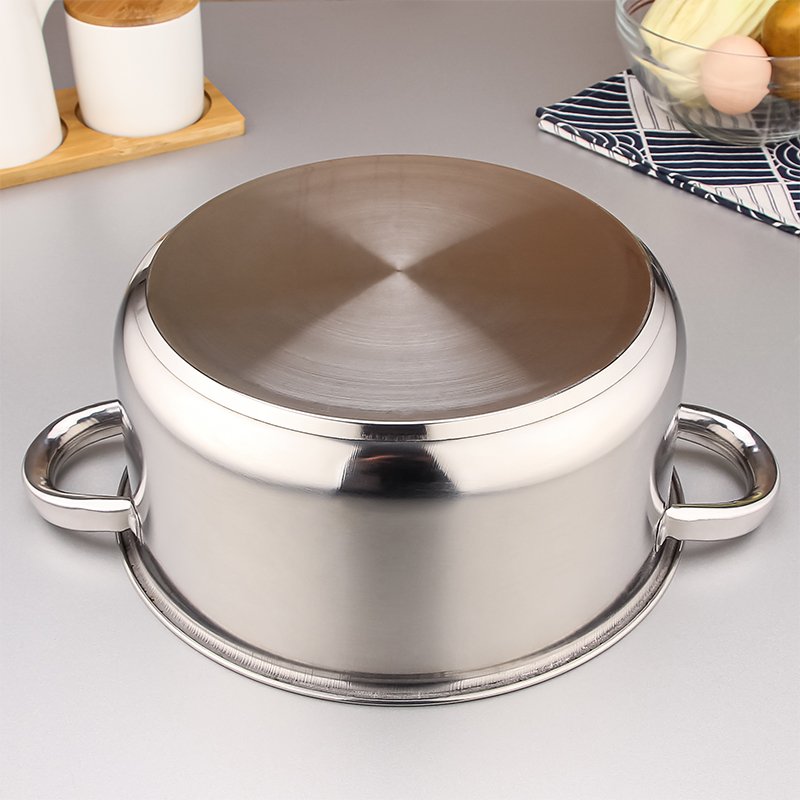 Hot multi-functional kitchen stainless steel tableware cover eight-piece stockpot with cover