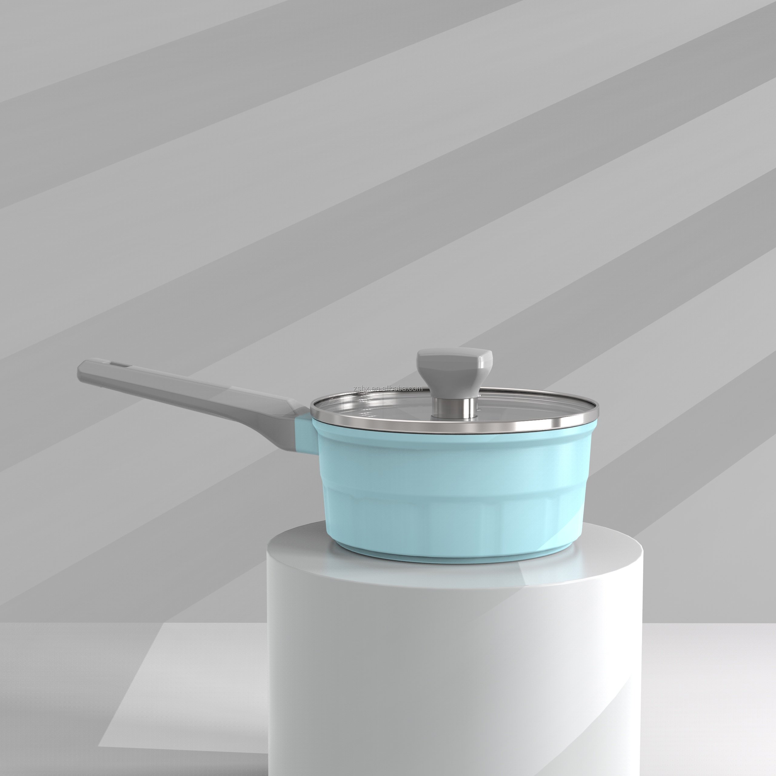 Cookshcon New Arrival Die-Casting Aluminum 4 Pieces Nonstick Cooking Pots Sets for Kitchen