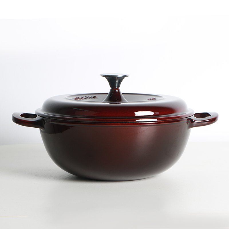 cast iron soup pot enamel pot cookware set