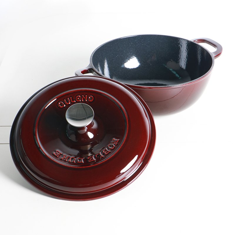 cast iron soup pot enamel pot cookware set