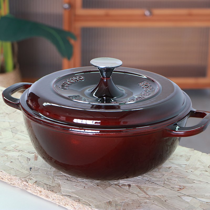 cast iron soup pot enamel pot cookware set