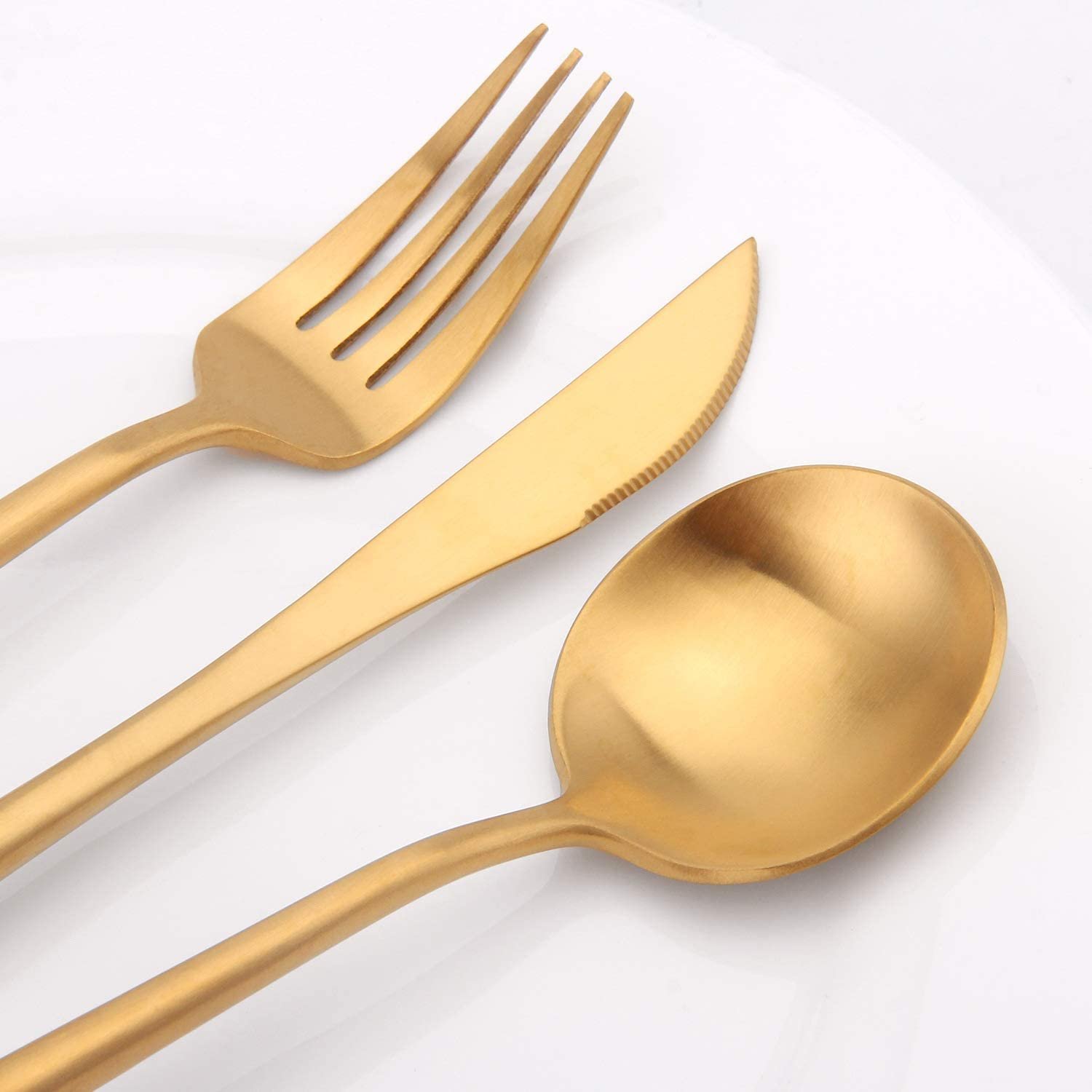 Original Bulk Gold Flatware Vente Chaude Couverts En Acier Villeroy & Boch Piemont 5 Piece Wedding Cutlery Set