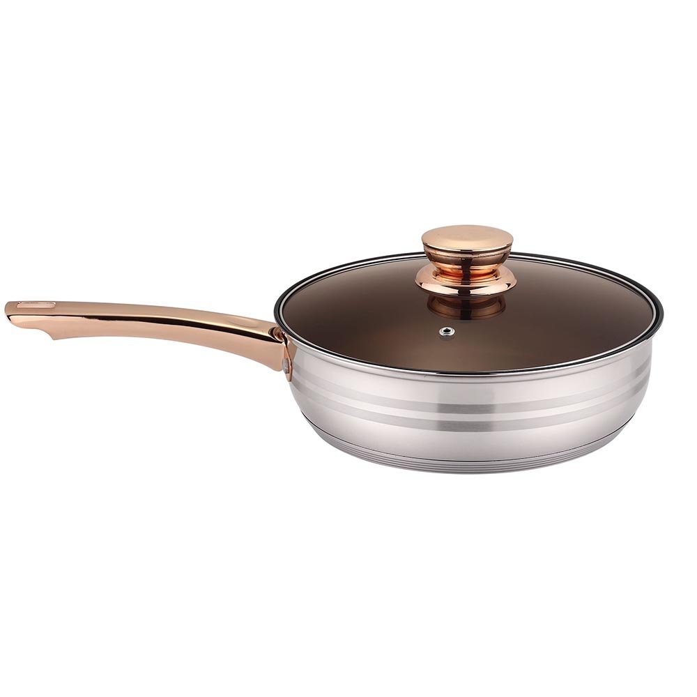 New Design High Technique New Non Stick Pan Set Healthy Stainless Steel Cookware Sets