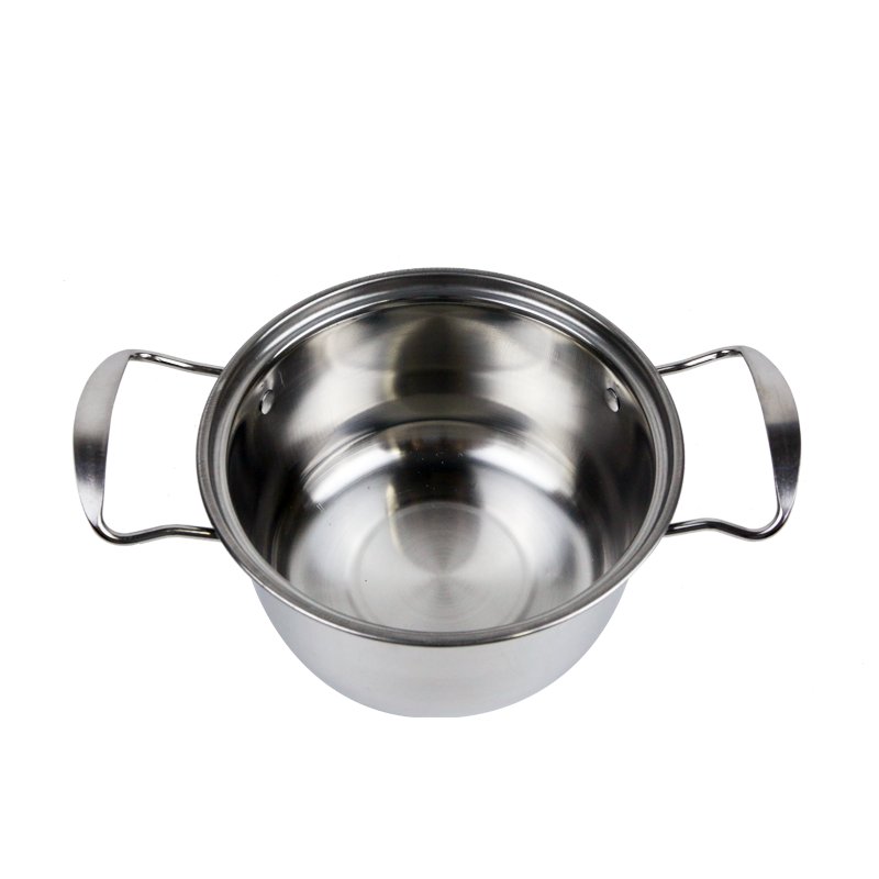 High Quality 10pcs Stainless Steel Cookware Pot Kitchen Cookware Set With Glass Lid