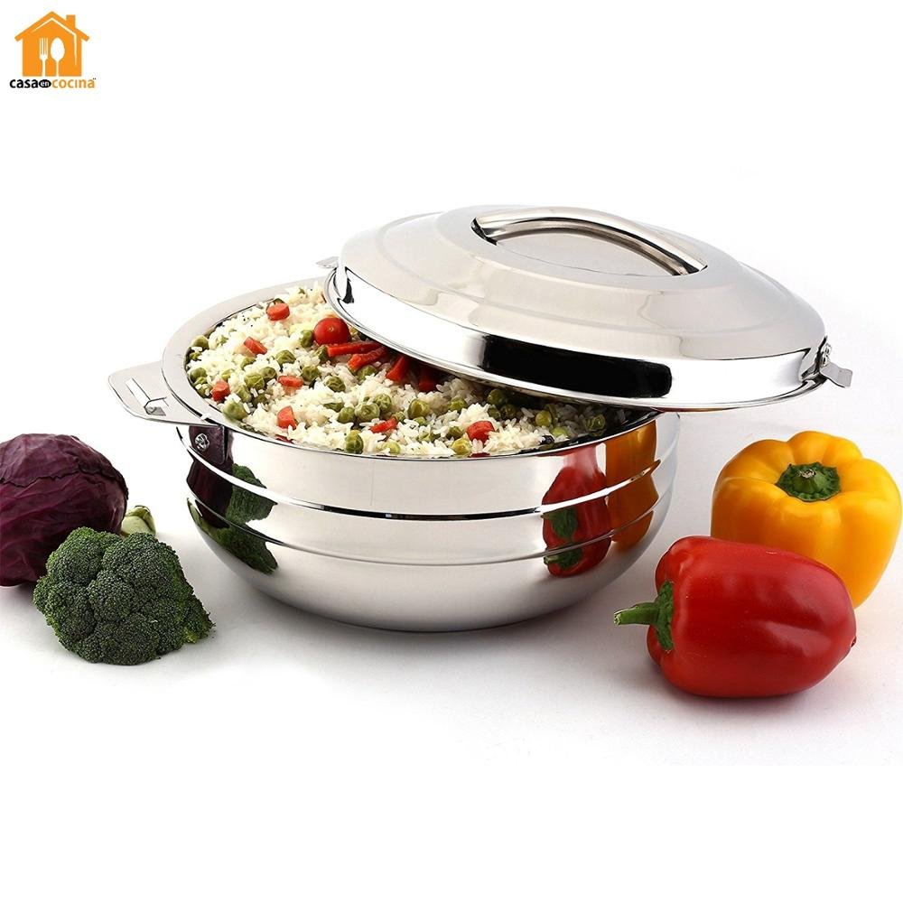 Top Best selling Kitchen Cookware Set Stainless Steel Rocket Casserole Food Warmer Hot pot Set