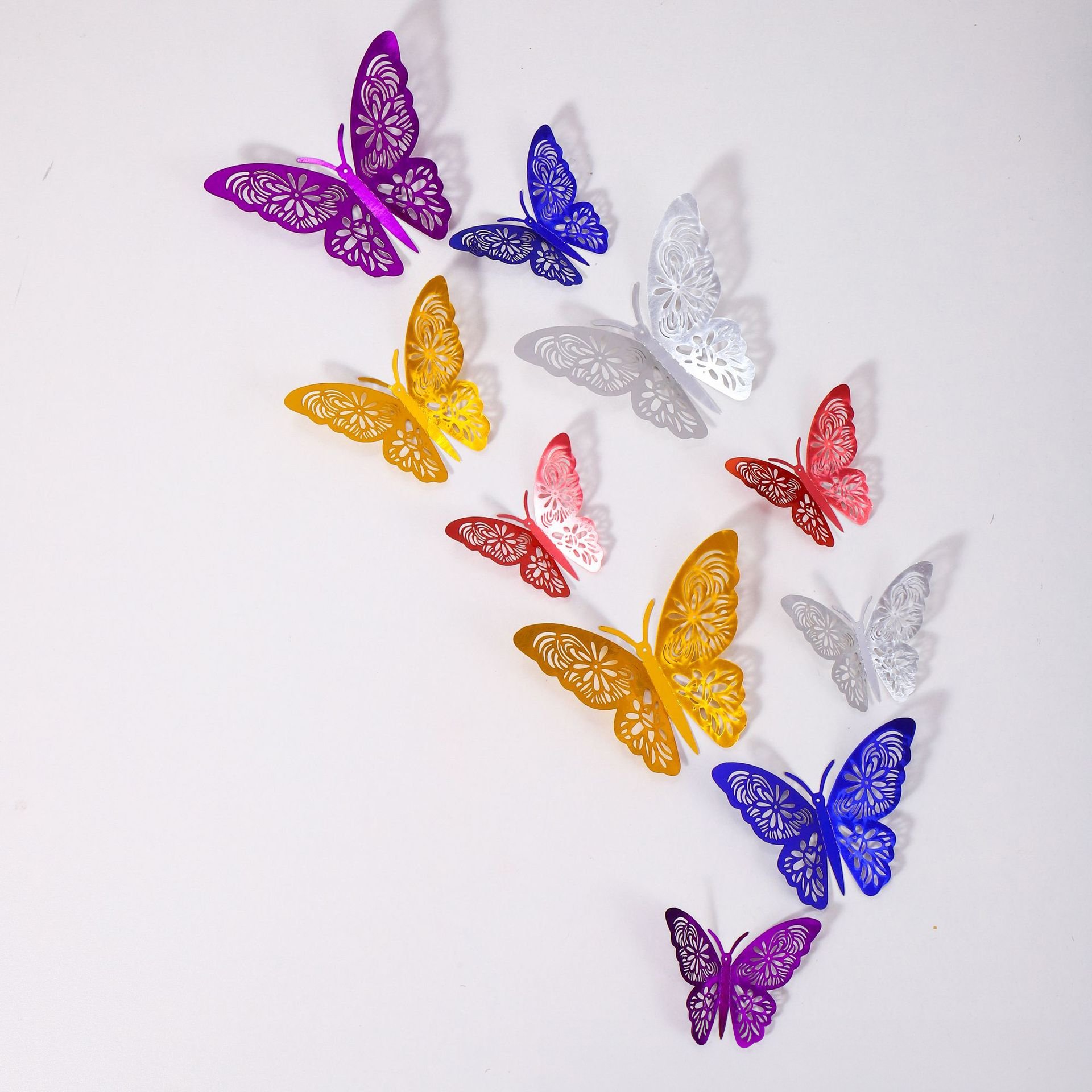 Butterfly sticker Three-Dimensional Butterfly Home Decoration Butterfly Wall Stickers Wedding Party Supplies
