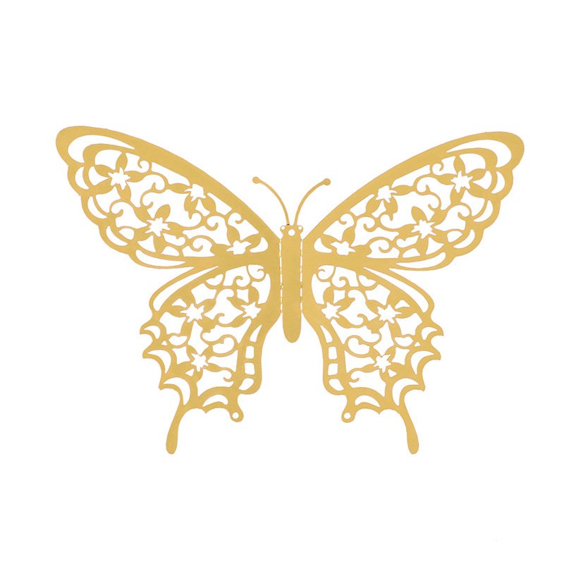 Butterfly sticker Three-Dimensional Butterfly Home Decoration Butterfly Wall Stickers Wedding Party Supplies