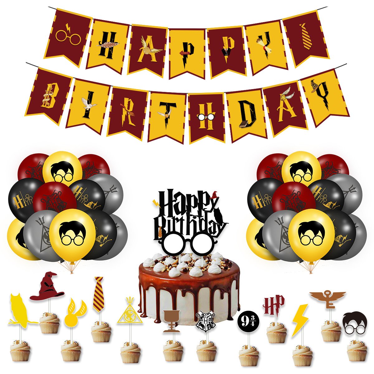 Nice Custom 2024 Kids Birthday Party Supplies Animal Party Supplies Latex Balloons Cute Cake Topper Children's Birthday Supplies