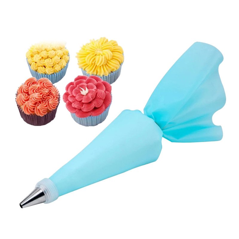 Kitchen Accessories Stainless Steel cake decorations supplies piping tips icing piping Pastry nozzles set With Pastry Bag