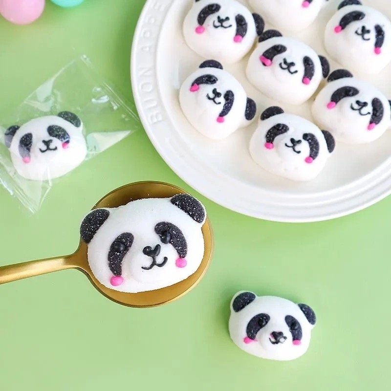 Hot selling 3D animal Marshmallow Candy Cake Decoration Supplies For Kids Snack dessert fruity flavor Cartoon Marshmallow