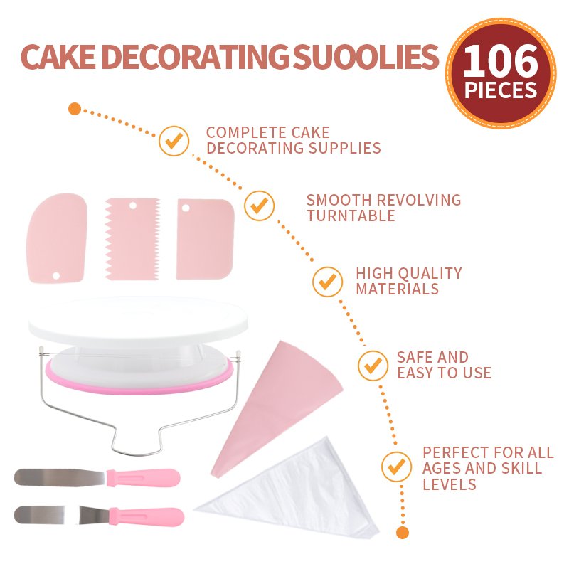 73 Piece Rich Cake Decoration Measuring Cup Set Cake Cutter Scraper Kitchen Novice Cake Tools Decoration Kit baking Tools