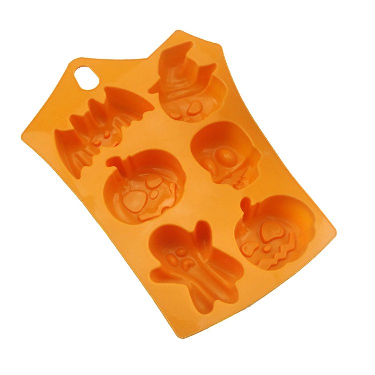 Halloween Supplies Pumpkin Shape Silicone Mold Baking Cake Pastry Tools Cake Decorating Tools Funny Shape Halloween Silicon Mold