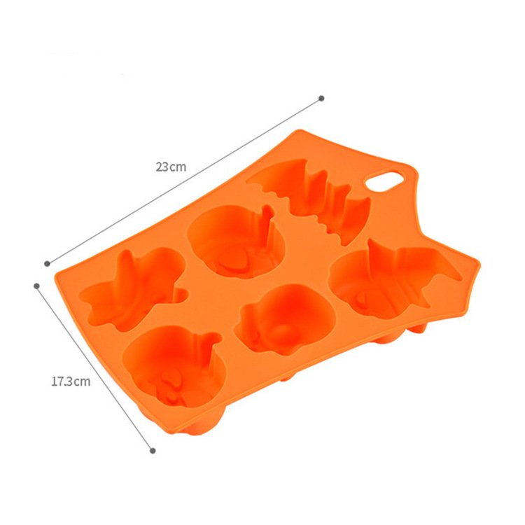 Halloween Supplies Pumpkin Shape Silicone Mold Baking Cake Pastry Tools Cake Decorating Tools Funny Shape Halloween Silicon Mold