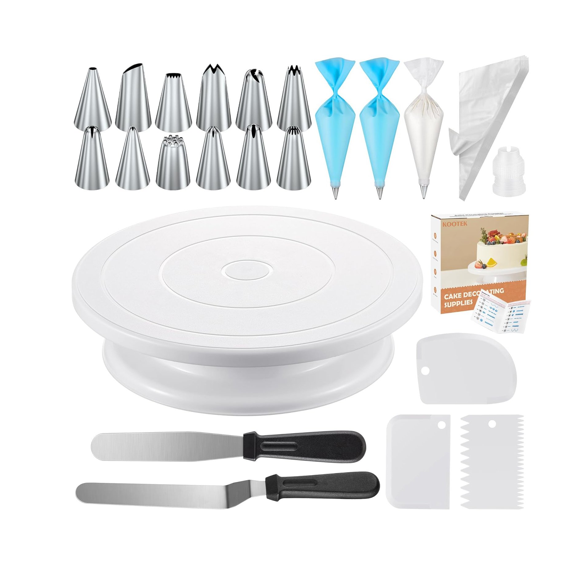 Kitchen 71 pcs Russian Cake Decorating Supplies Kit Baking Pastry Tools Baking Accessories set