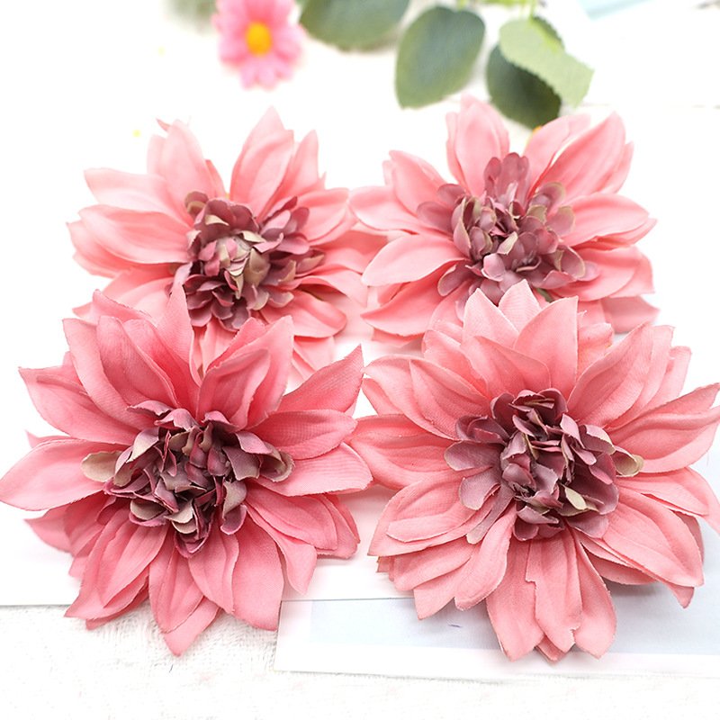 Wholesale Artificial Flower DIY Mother's Day New Gift Idea Flower Cake Decorations Wedding Party Cake Decorative Props