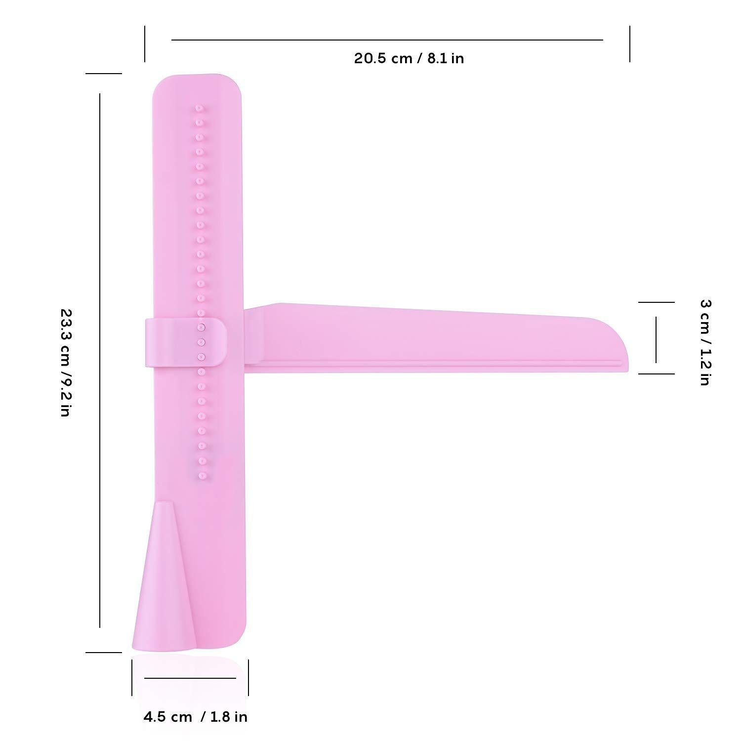 Factory Wholesale spot 2pcs Pink Blue adjustable height smoother fondant cake scraper pastry tools cake right angle trowel