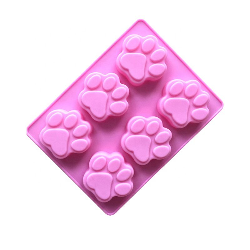 006 Factory Cheap 6 Cavity handmade silicone decorative soap mold Kitchen supplies tools cheese silicone mold diy candle resin